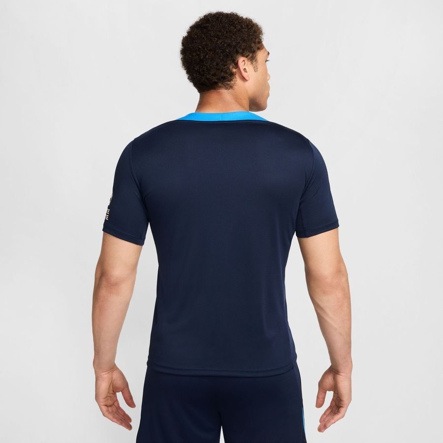 Chelsea T-shirt d'Entraînement Dri-FIT Strike - Bleu Foncé/Orange