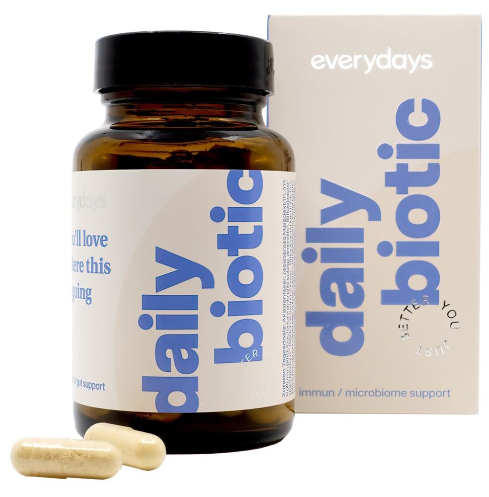 EVERYDAYS Daily Biotic 20 Stämme Kaps Glasfl 60 Stk