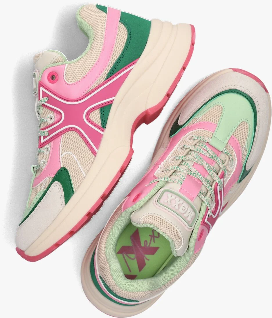 MEXX roze mexx lage sneakers loyce