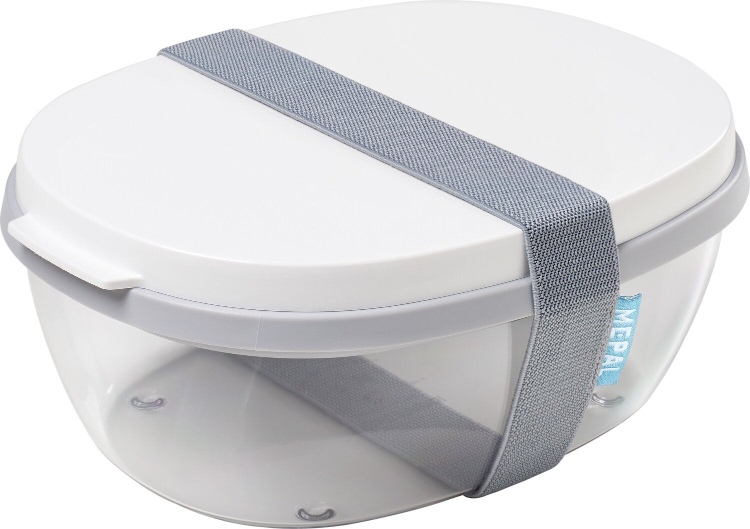 Mepal saladbox Ellipse wit 22,5 x 17,5 x 9,5 cm