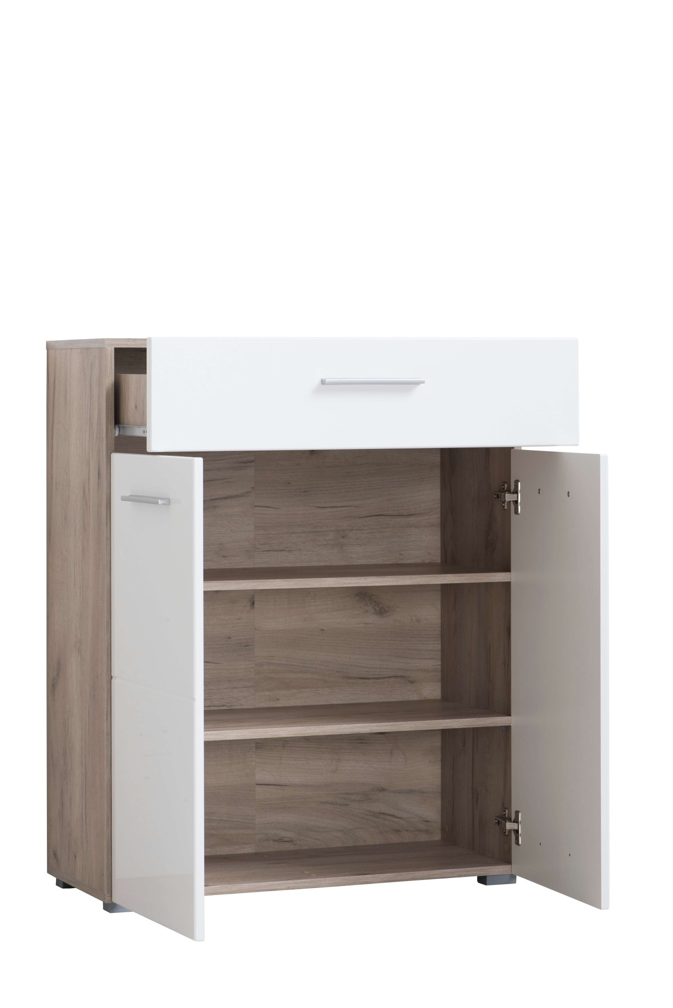 Home affaire Schuhschrank »Beny, Schuhkommode, Schuhregal, mit einer Schublade, Höhe 98 cm« Hochglanzfronten, 2 Türen, Breite 79 cm