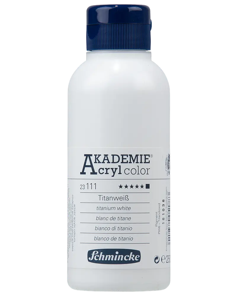 Schmincke Akrylfarve 250 ml Titanium white