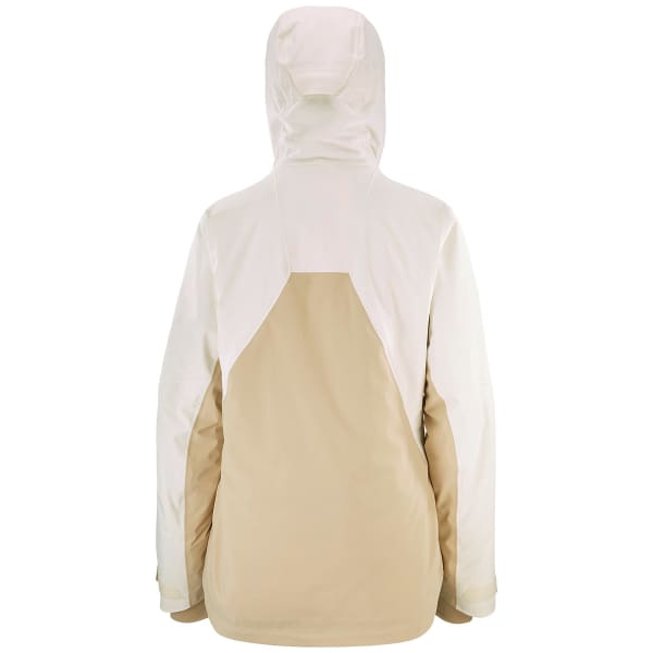 Veste de ski SALOMON BRILLIANT JACKET W SAFARI/VANILLA ICE