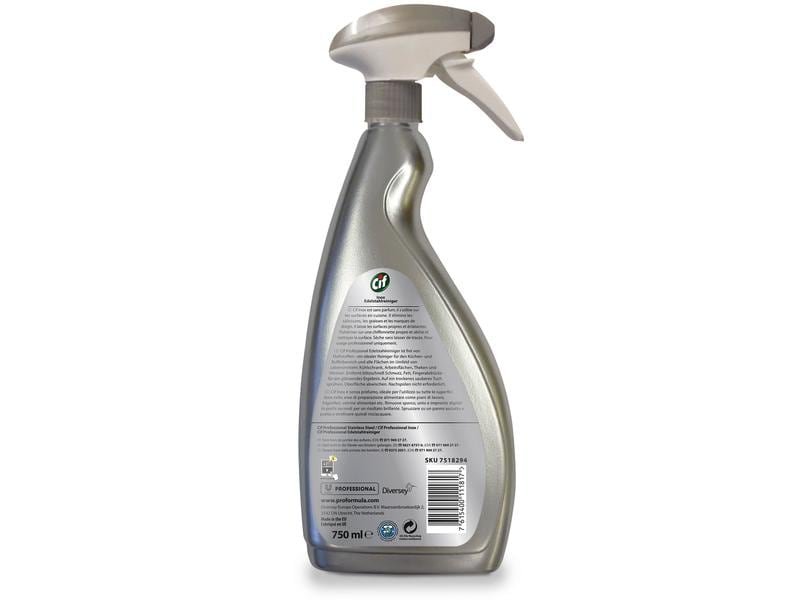 Diversey Pro Formula Cif Professional Edelstahl & Glas 0.75 Küchenreiniger