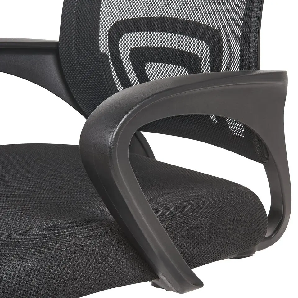 SOLID - Bureaustoel - Zwart - Polyester