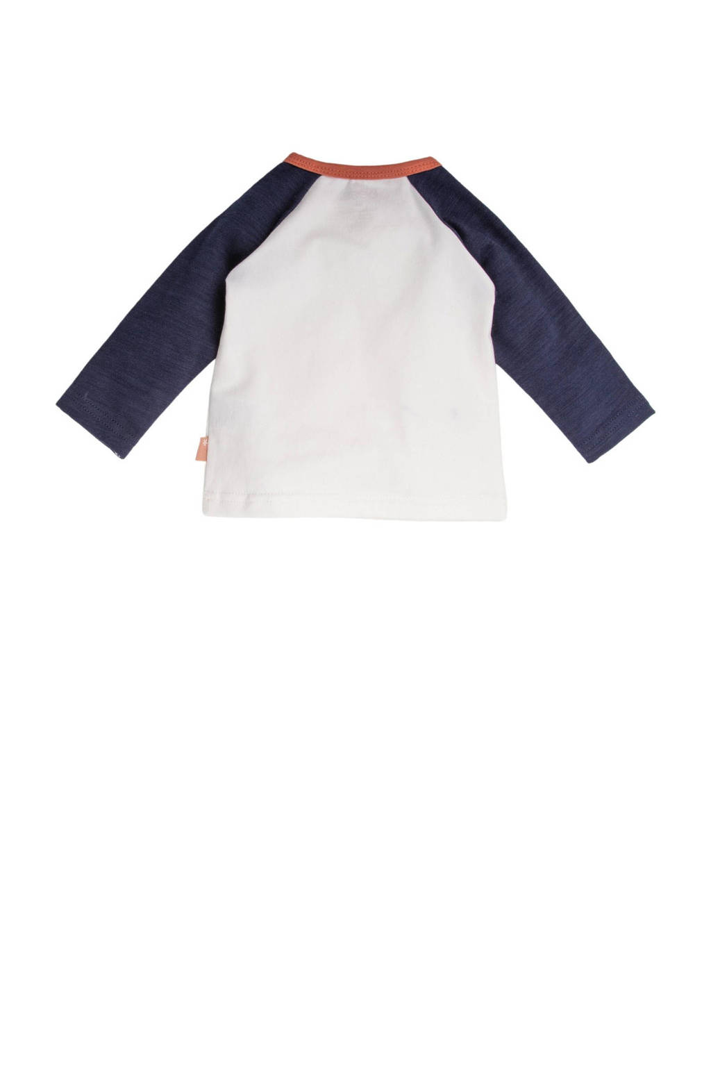 BESS baby longsleeve donkerblauw/wit