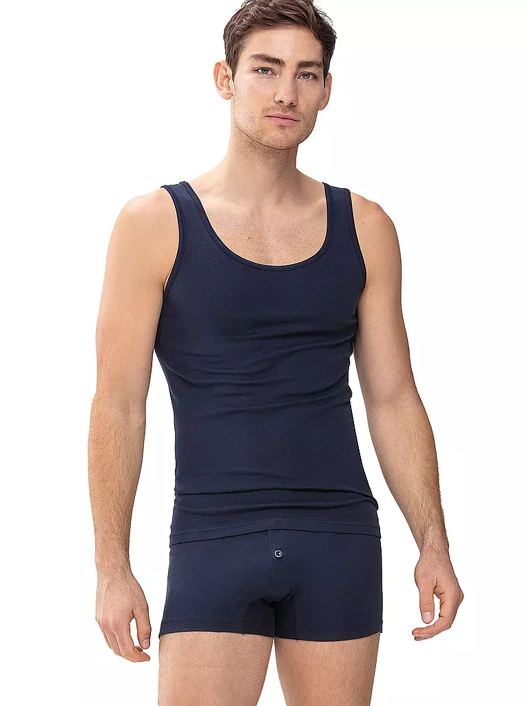 MEY Athletic Shirt Casual Cotton Yacht Blue blau