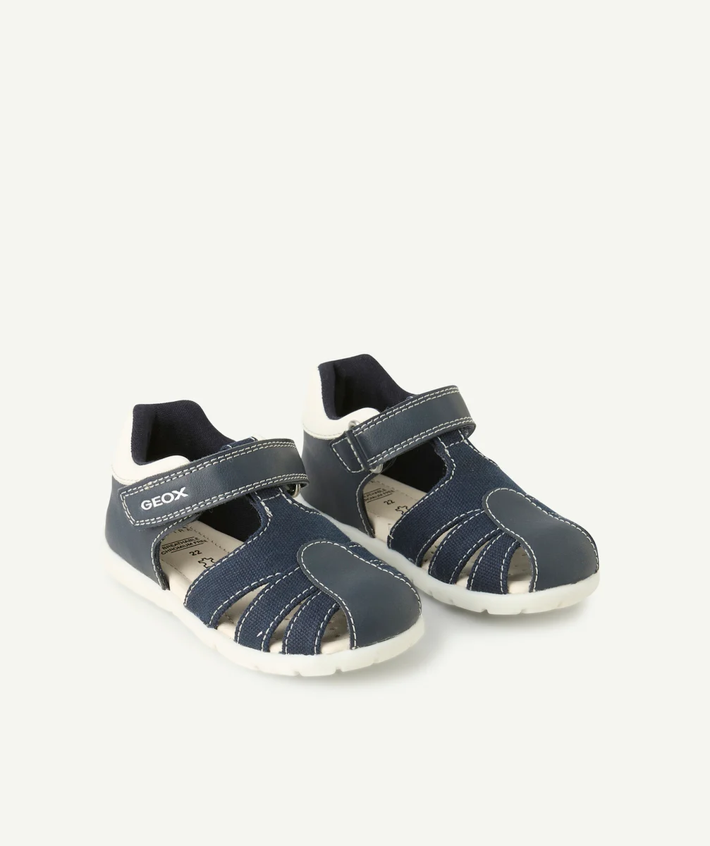 GEOXsandales fermées bébé garçon elthan bleues à scratch