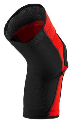 Genouillères 100% Ridecamp Noir / Rouge