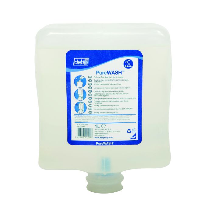 6x Deb Stoko PUW1L Estesol Lotion Pure Handreiniger 1 Liter