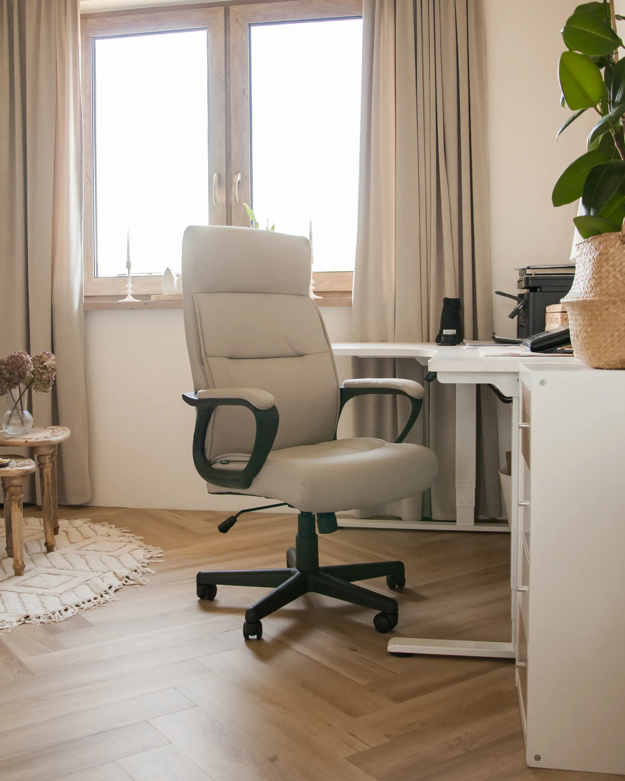 Directeursstoel GURU Kunstleer Beige