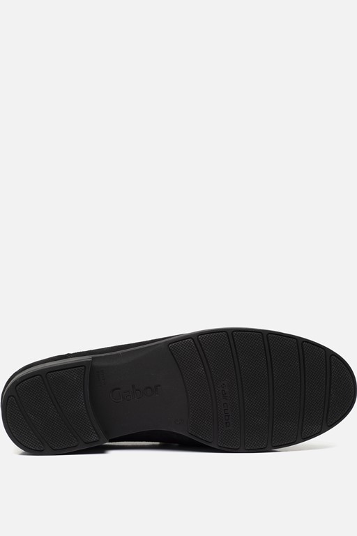Gabor Instappers zwart Suede