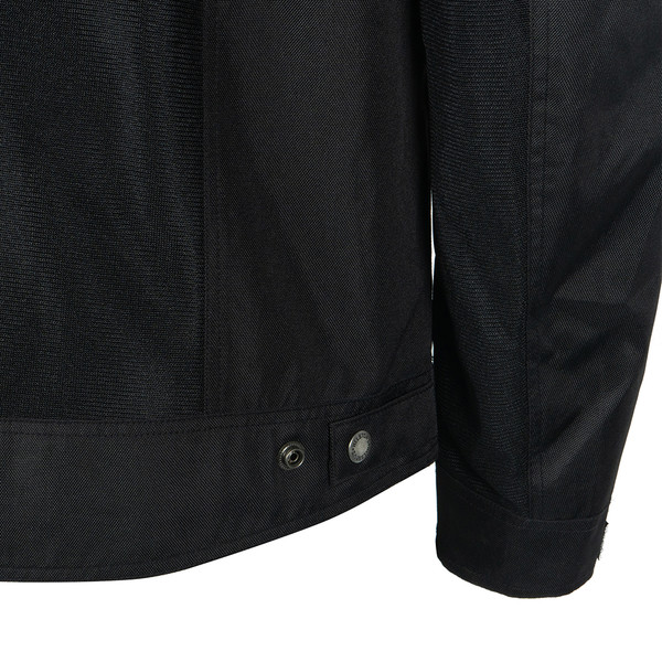 Helstons - Blouson Elron tissu mesh Noir