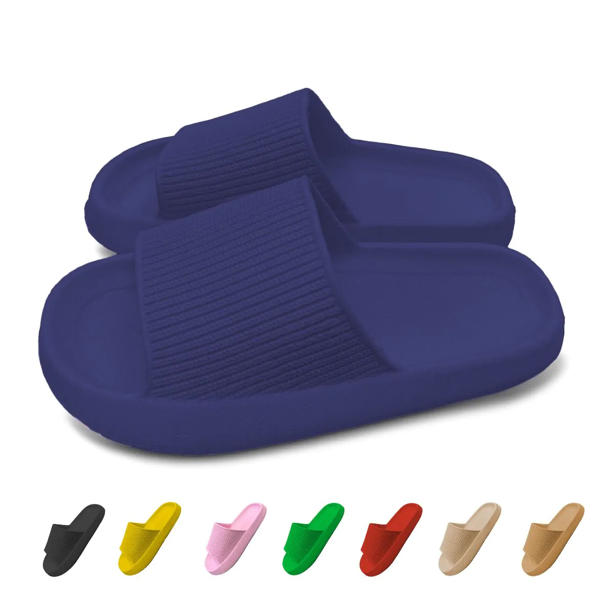 Orthopedische Zomer Badslippers (Donker blauw)