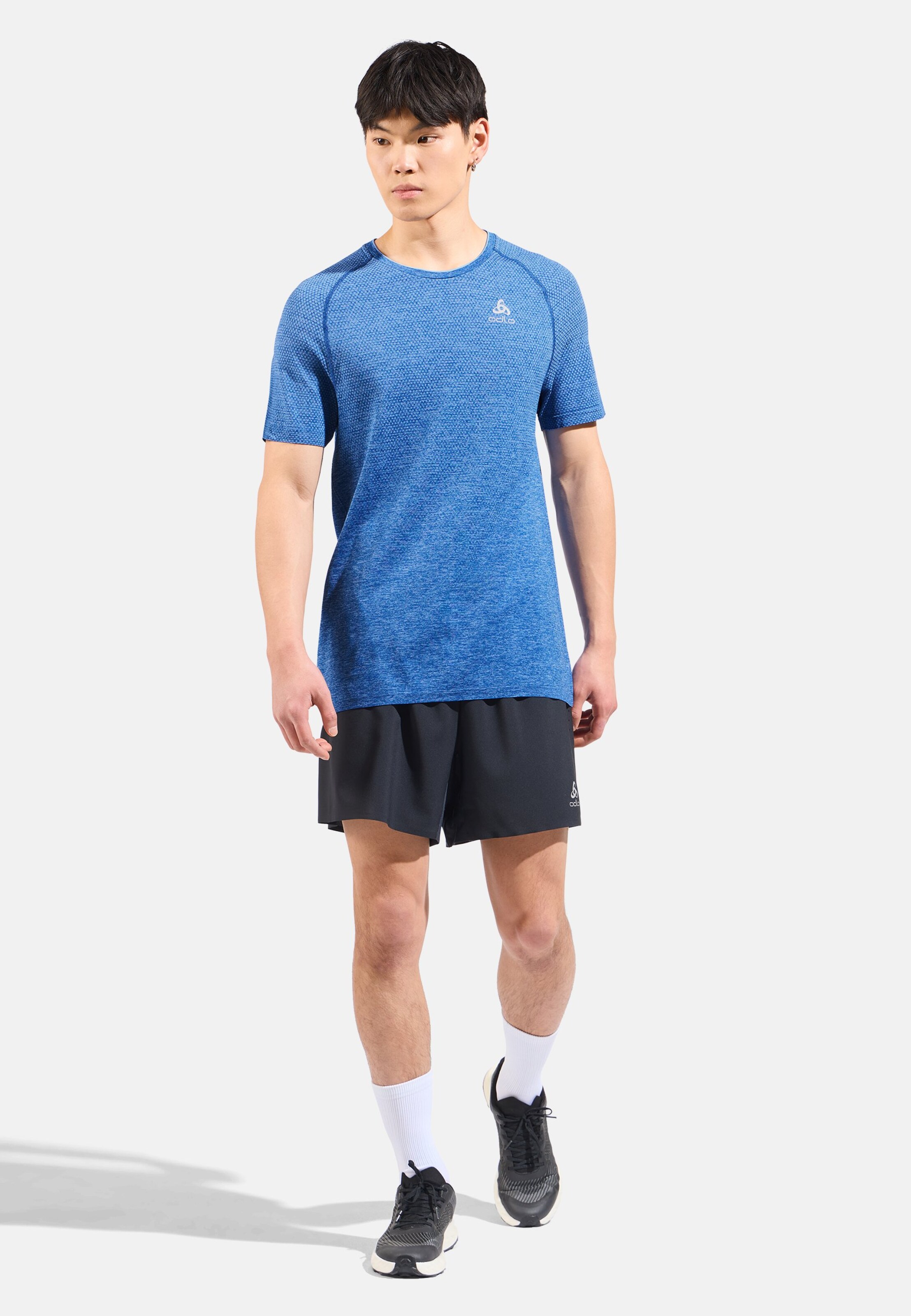 Essentials Seamless Laufshirt in Limoges melange
