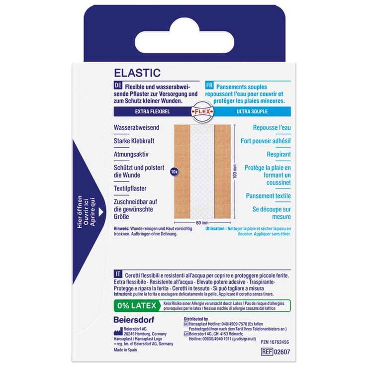 Hansaplast ELASTIC Pflaster 6 cm x 1 m, 1 St