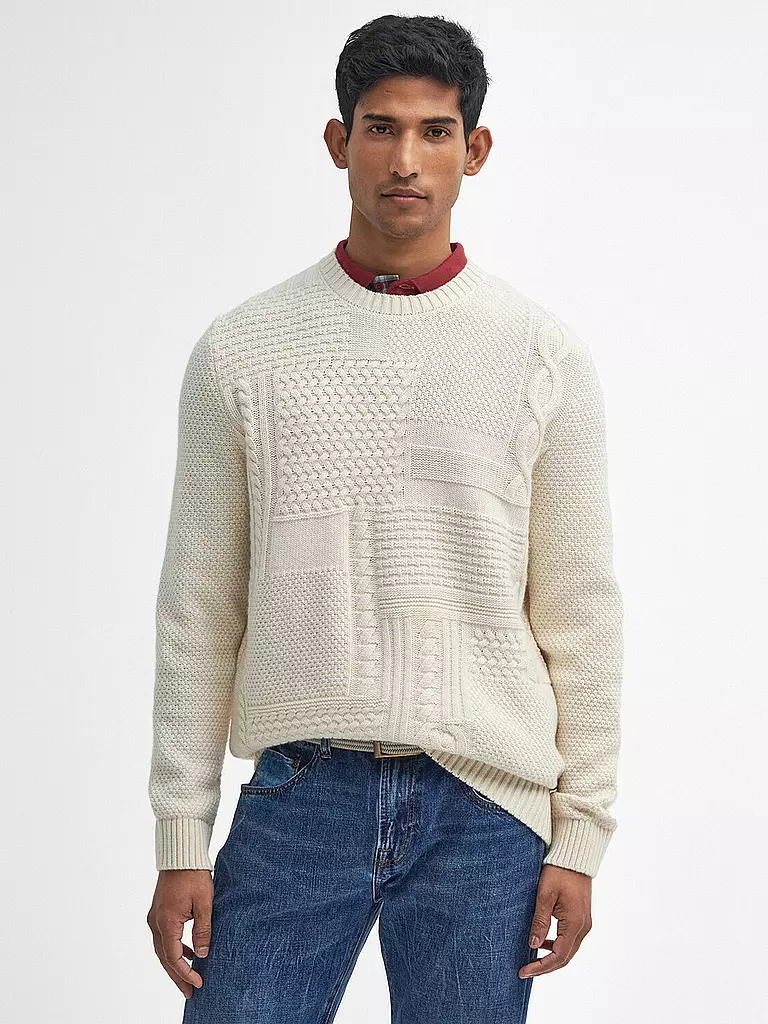 BARBOUR Pullover CASEY creme