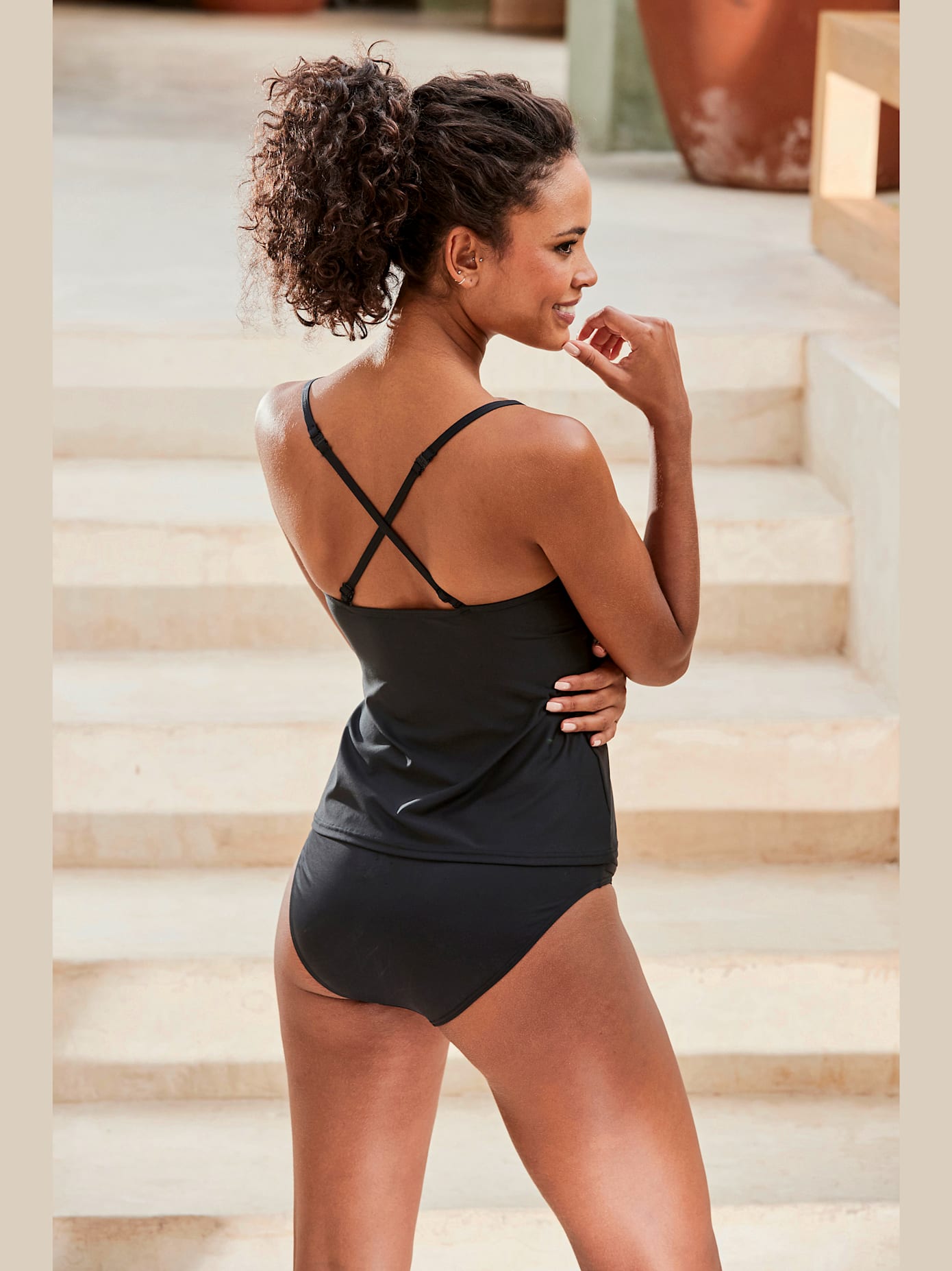 Haut de tankini bonnets amovibles
