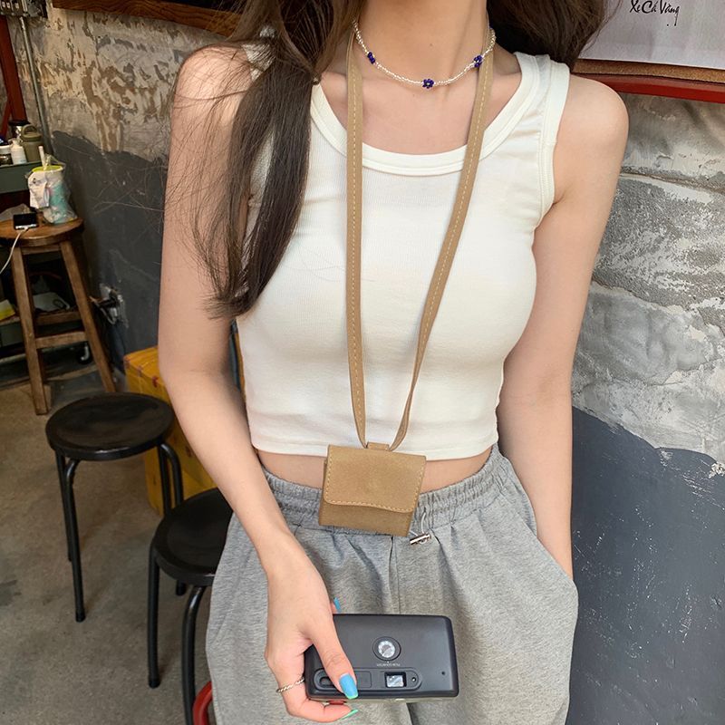 Shinsei - Effen crop tanktop