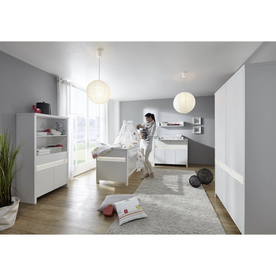 Schardt Kinderzimmer Planet White 5-türig