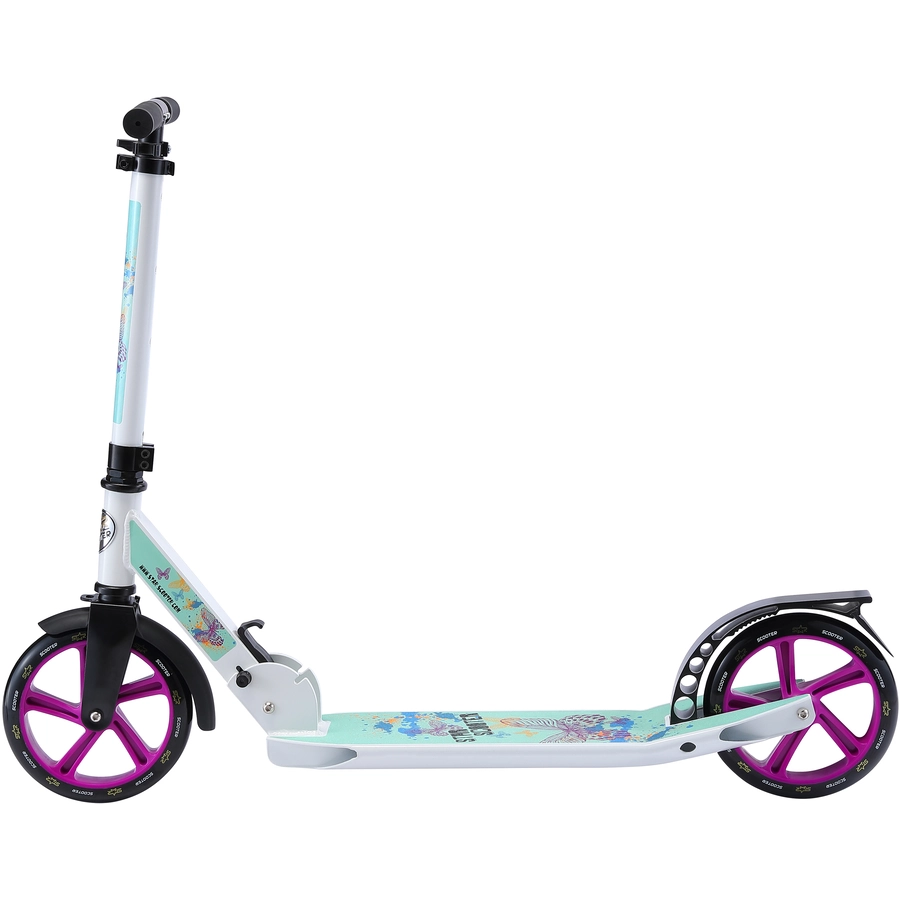 Star Scooter Roller 205mm Cruiser weiß, türkis