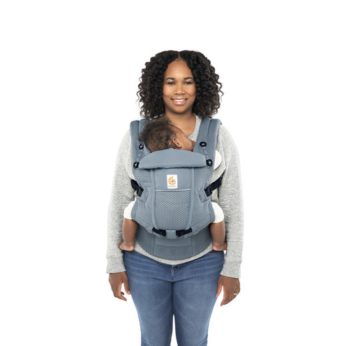 Porte bébé Adapt SoftFlex Mesh Bleu Ardoise - ERGOBABY