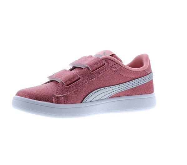 Puma Smash 3.0 Glitz Glam V Infant Girl Trainers