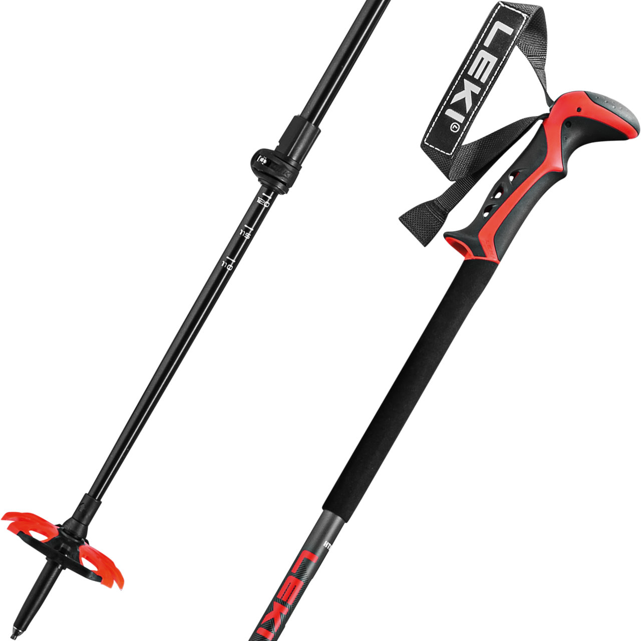 Leki Haute Route 3 dark anthra/dark red/black | Leki Alpin Skistöcke | Leki | L | MARKEN | XSPO