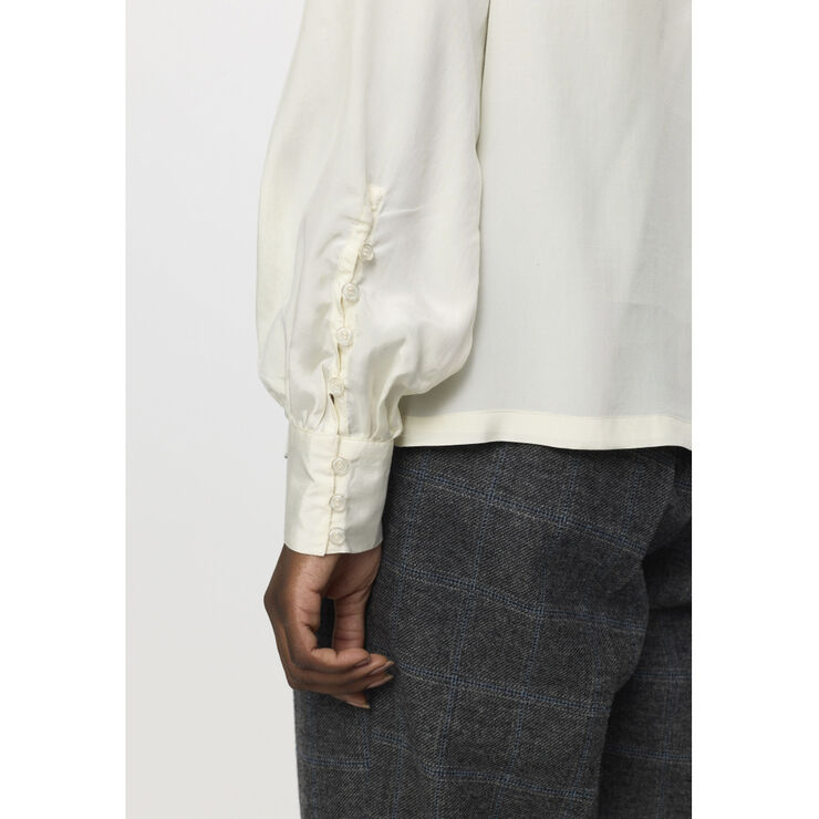 Soft Rebels SRNikki Highneck Blouse Arctic wolf