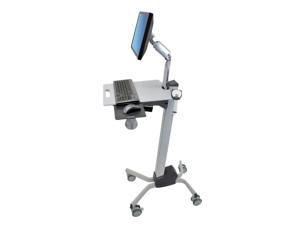Ergotron Neo-Flex - Vogn med hjul - Constant Force-elevator - for LCD-display/PC-udstyr - aluminium, højkvalitetsplastik, zinkbelagt stål - totonet grå - skærmstørrelse: op til 27