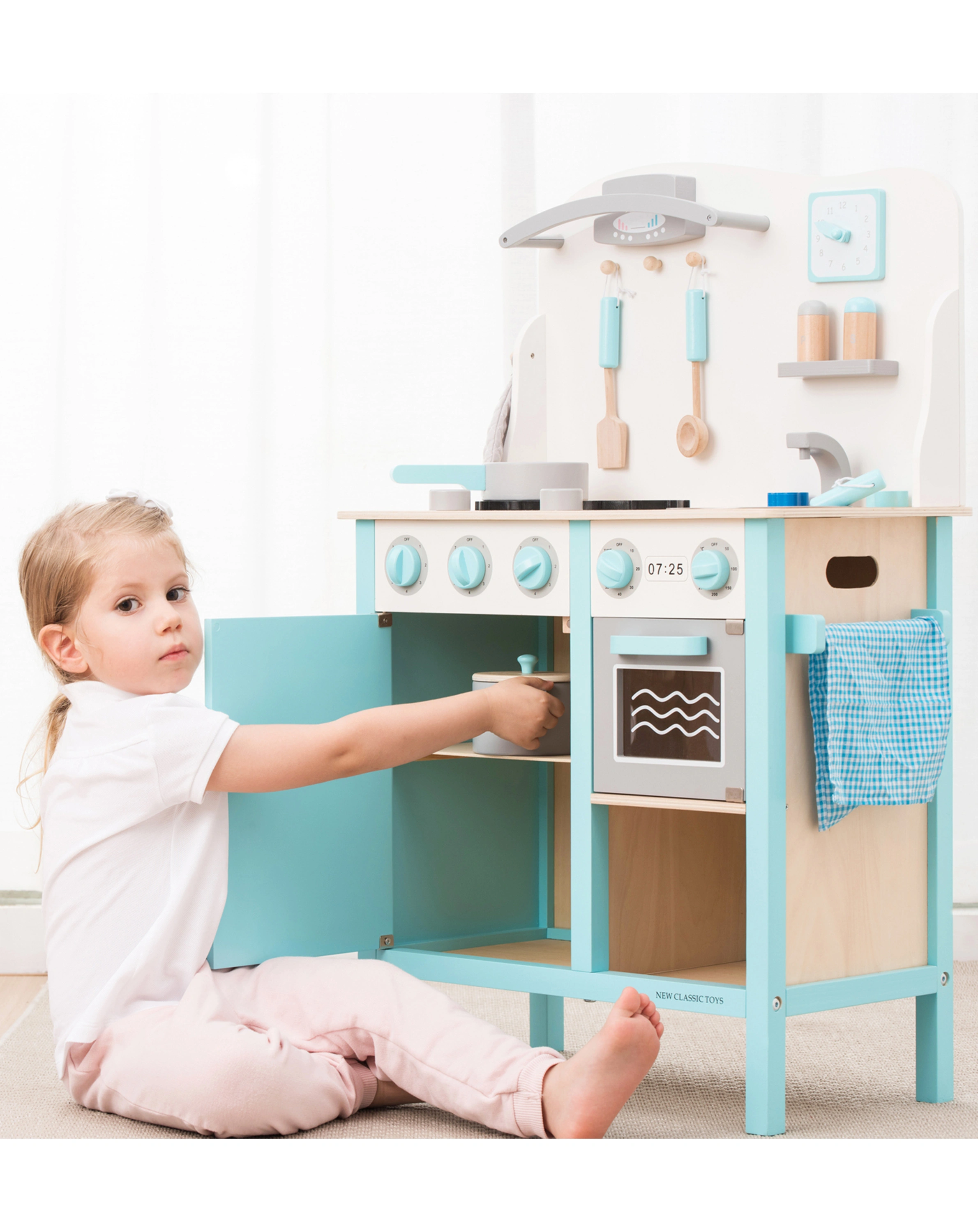 Kinder-Küche BON APPETIT DELUXE in blau/weiß