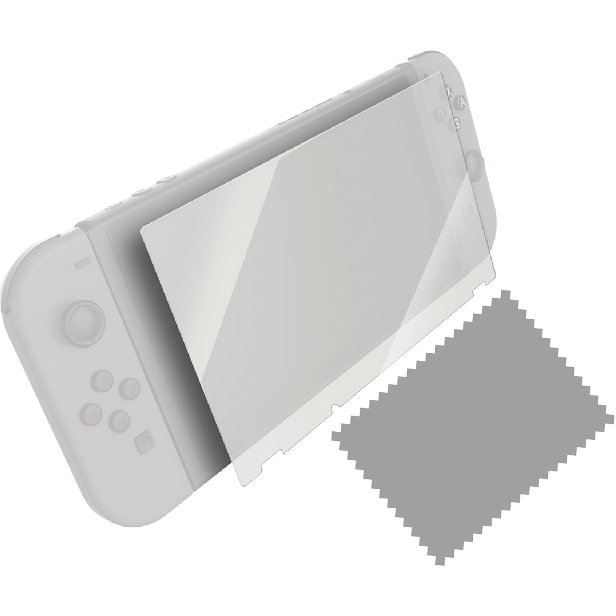 Piranha skjermbeskytter i herdet glass til Nintendo Switch Lite