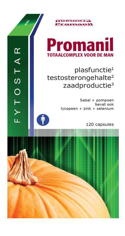 Fytostar Promanil mannenformule 45 plus maxi 120cap