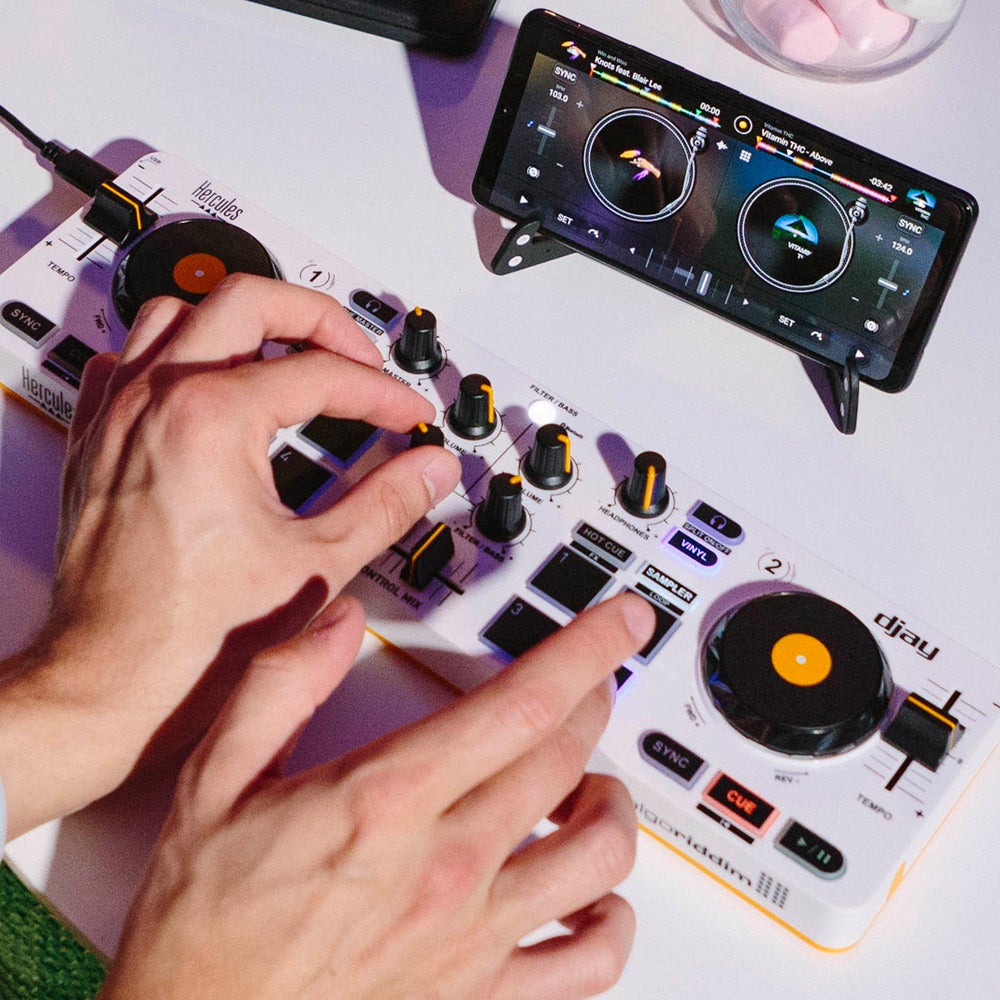 Hercules DJControl Mix Bluetooth draadloze controller voor smartphones