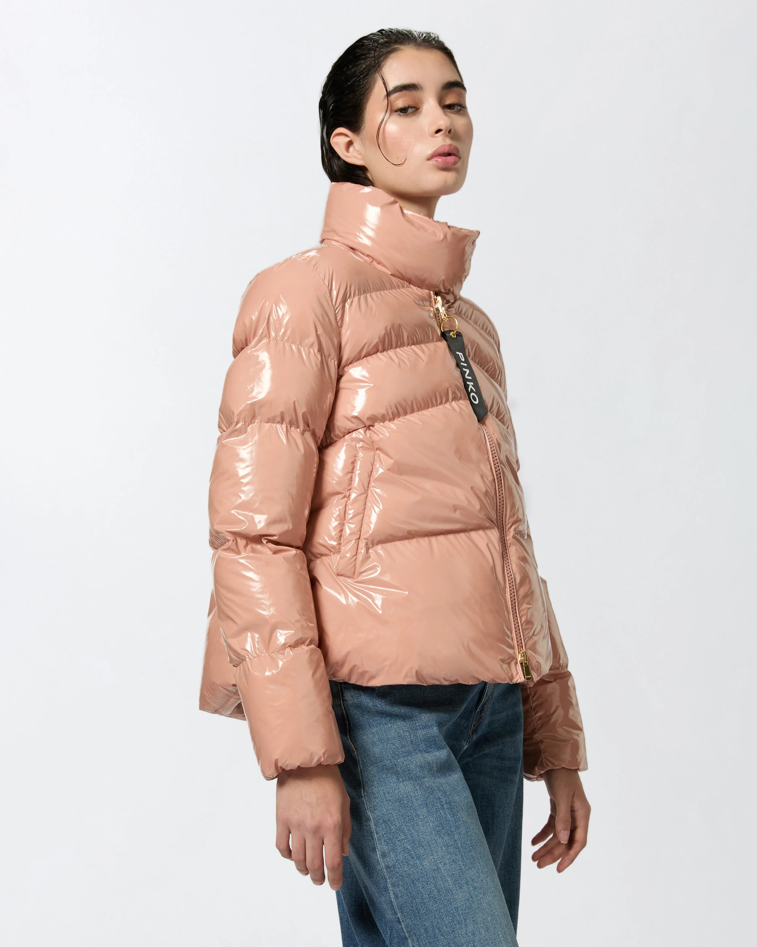 Doudoune caban | Beige