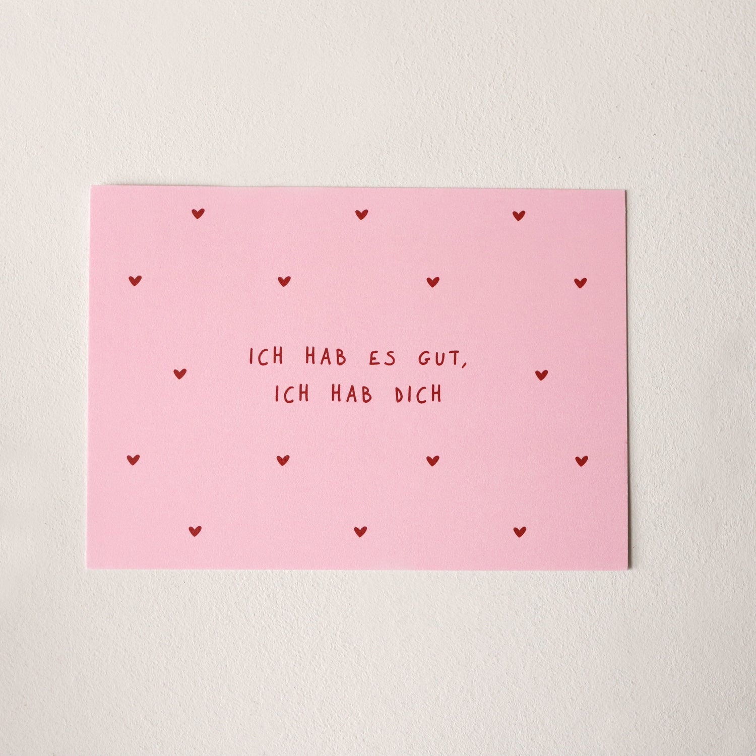Postkarte „Ich hab es gut“