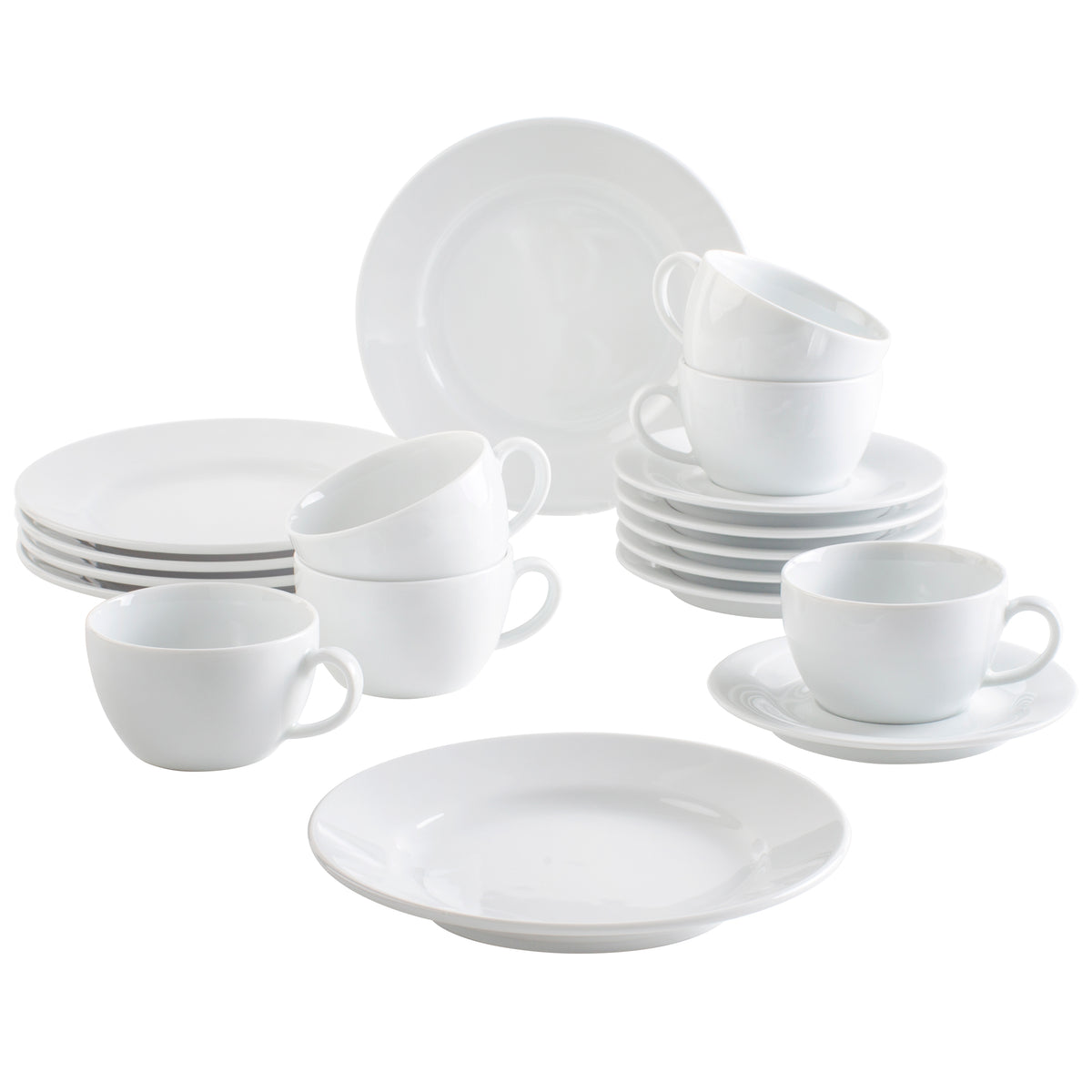 KAHLA Pronto Kaffeeservice 18tlg. weiß