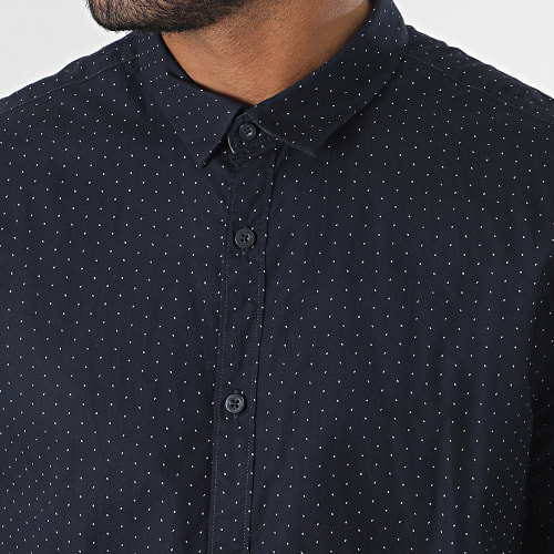 Chemise Manches Longues Carton 10711547D Bleu Marine
