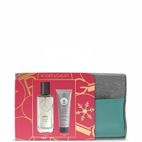 Trousse Eau De Toilette Avec Gel Douche Offert L'homme Cedre Roger & Gallet