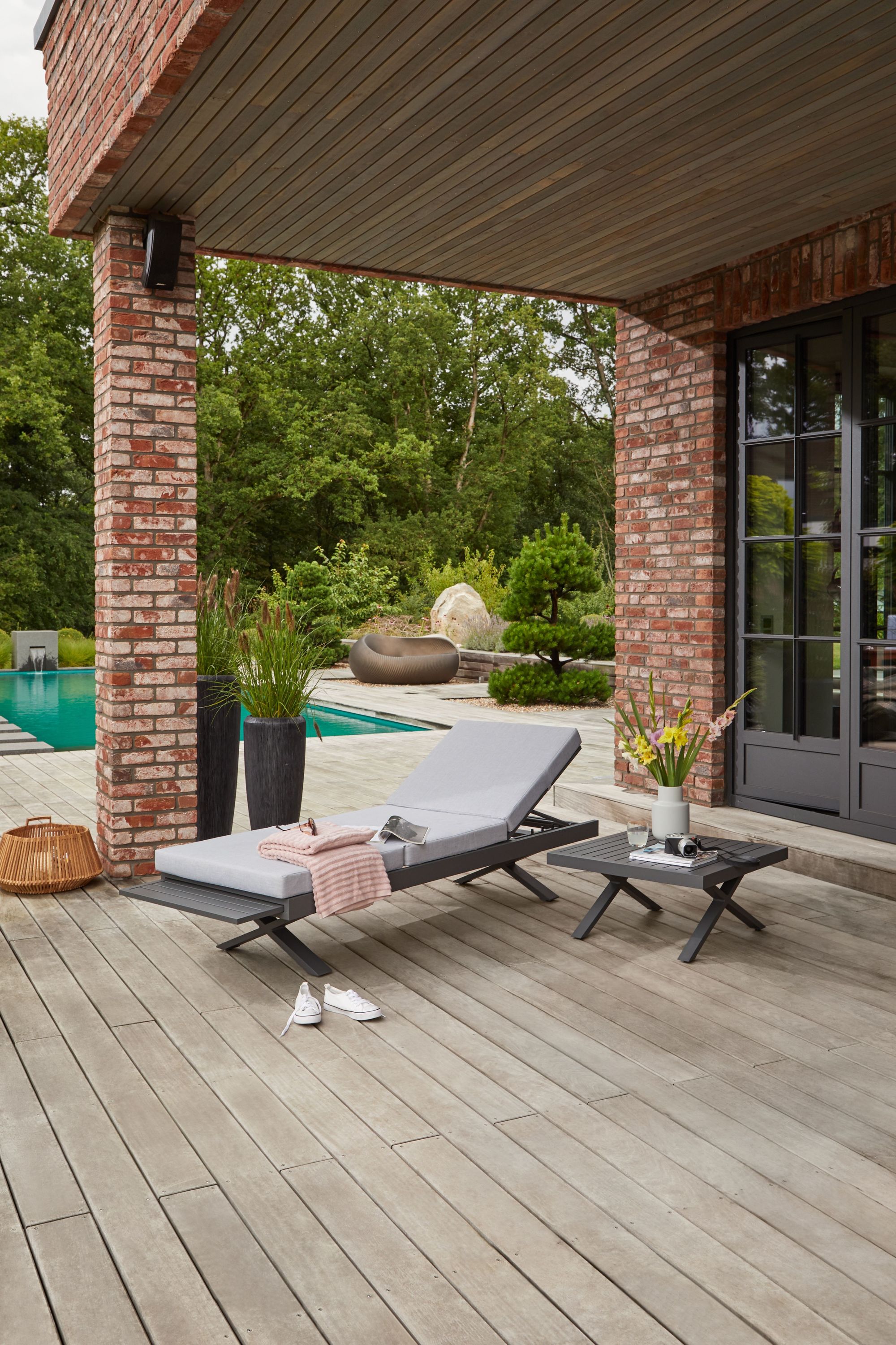 Loungetisch outdoor RIEKE Set