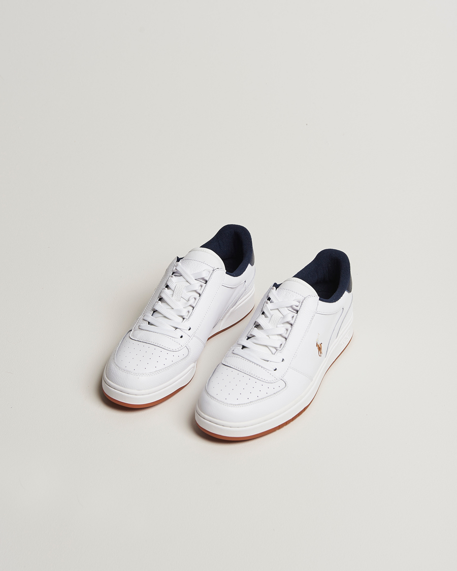Polo Ralph Lauren CRT Leather Sneaker White/Navy