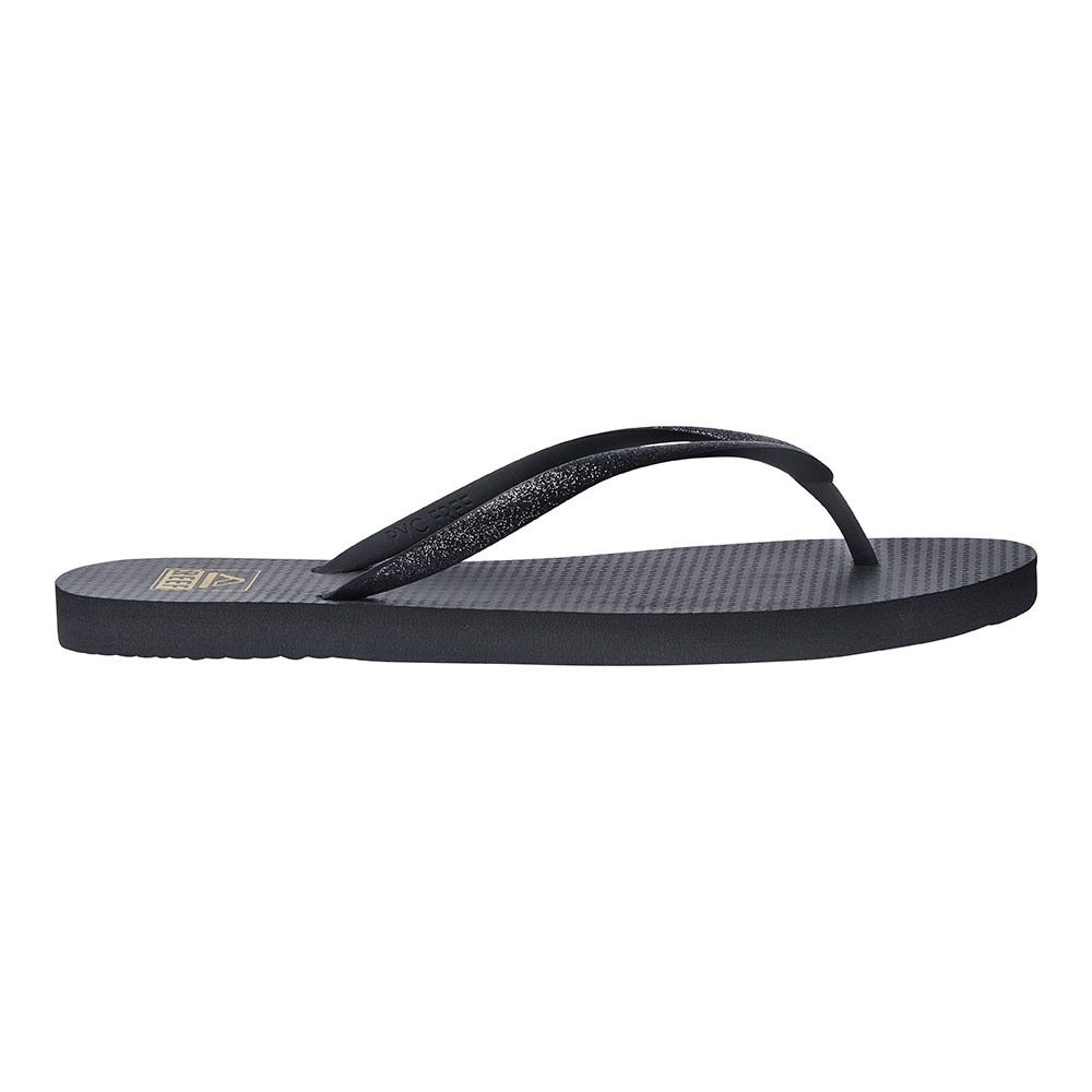 Reef SEASIDE - Tongs Femme black glitter