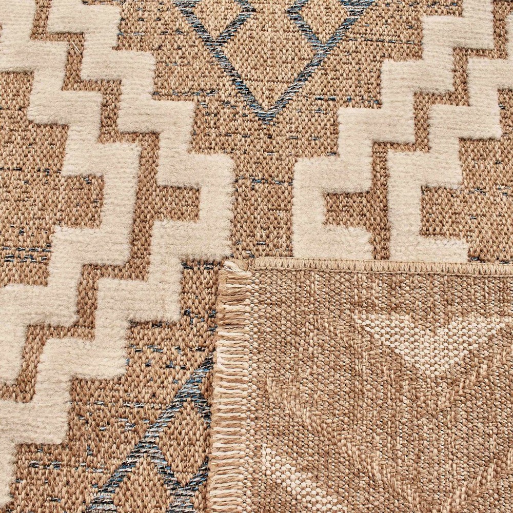 Tapis extérieur bleu 60x90 cm