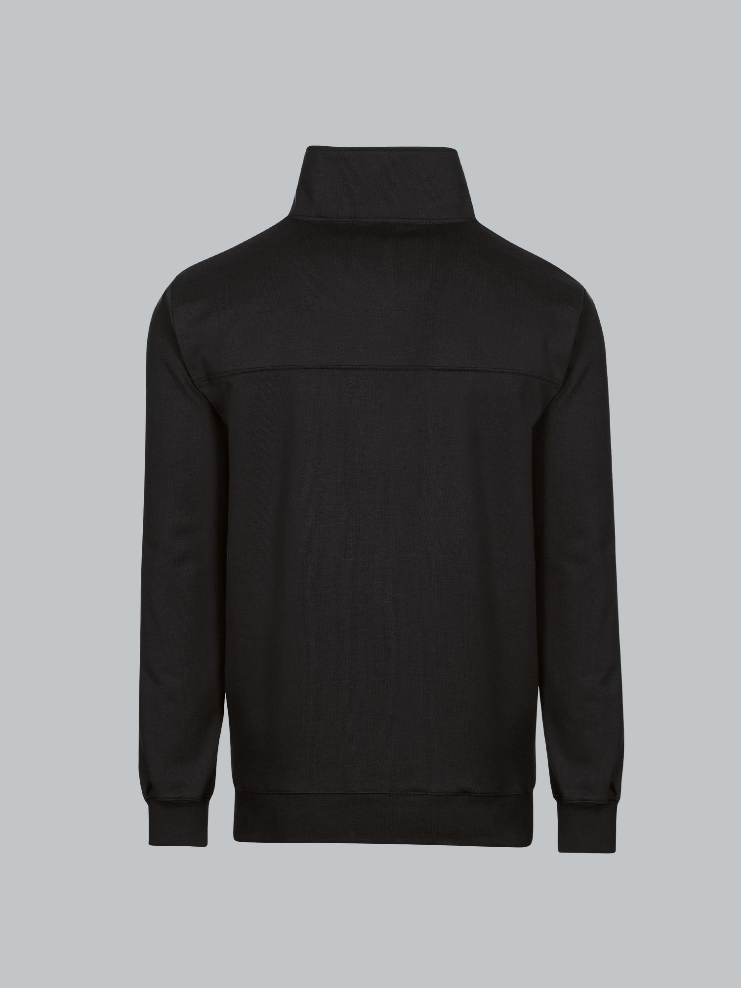 Sweatshirt mit Reißverschluss Schwarz