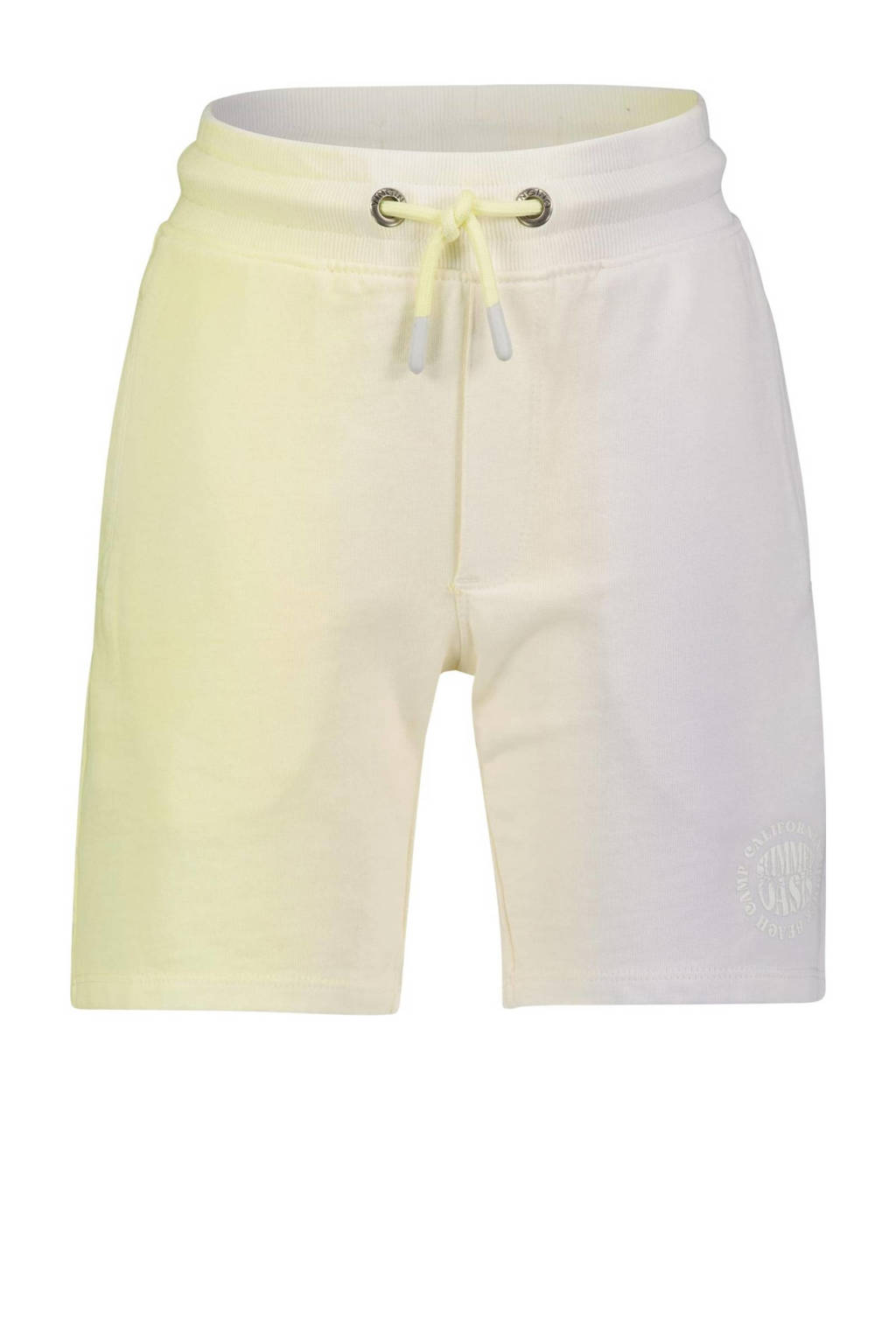 Vingino sweatshort REY licht neon geel/lila