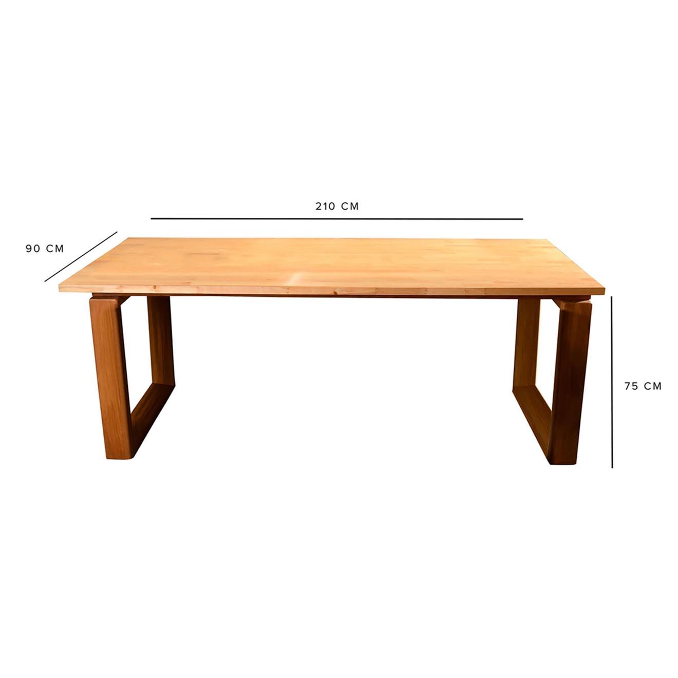 Homitis Table cery beige - 210x75x90 cm