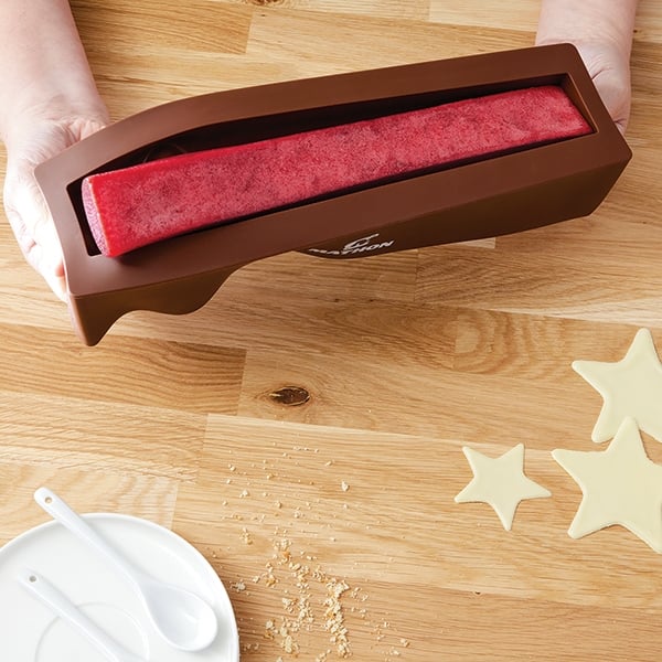 Lot gouttière à bûche inox et Flexi'moule à insert Mathon