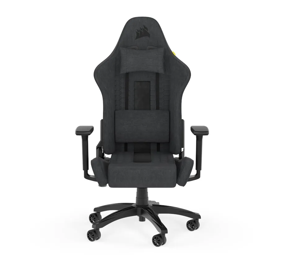 Corsair | TC100 Relaxed (Fabric) - Gamingstol - Stof - Op til 120 kg | Sort/Grå