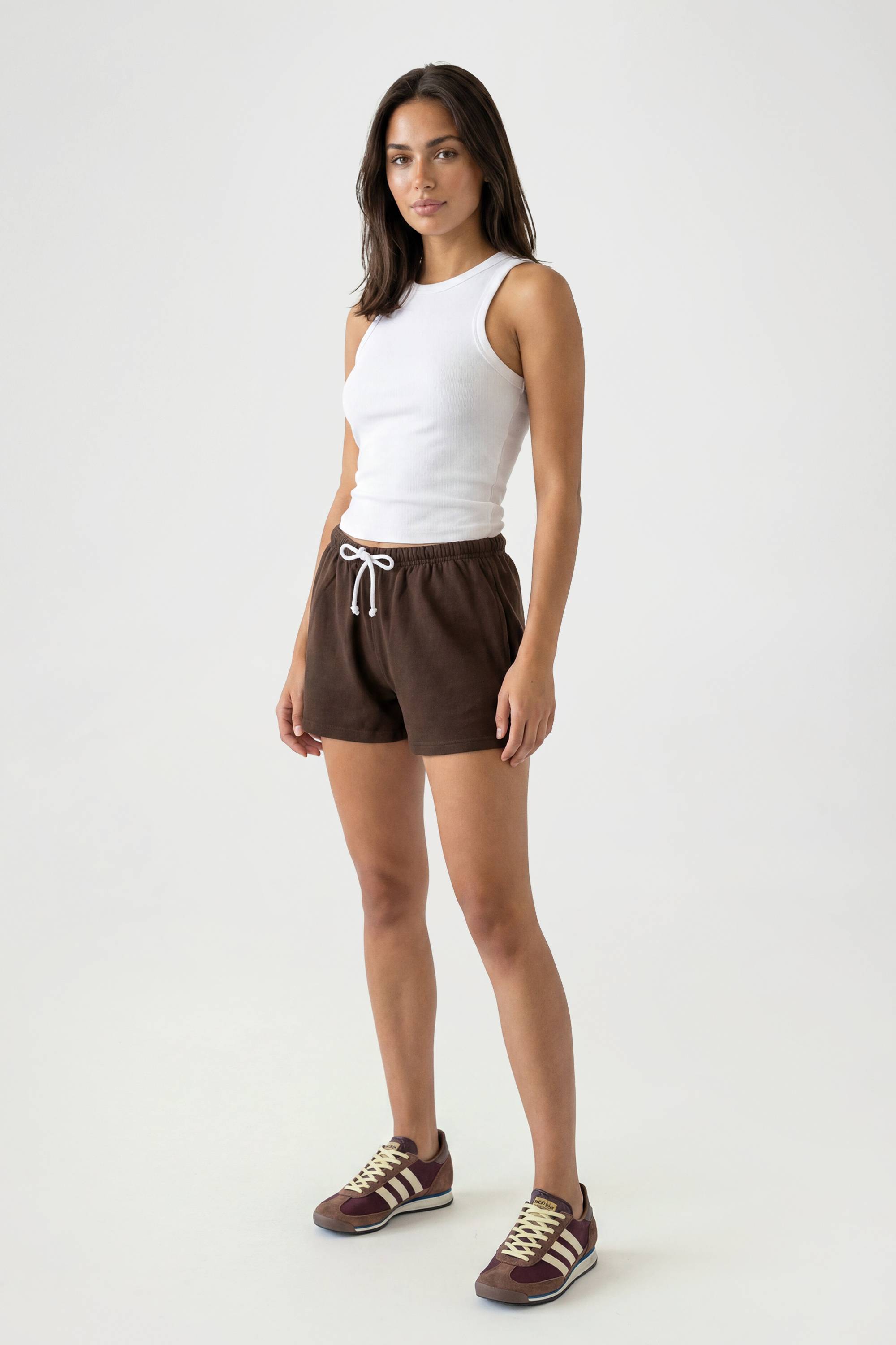 boohoo Short Molleton Coupe Ample Avec Cordon De Serrage Contrasté