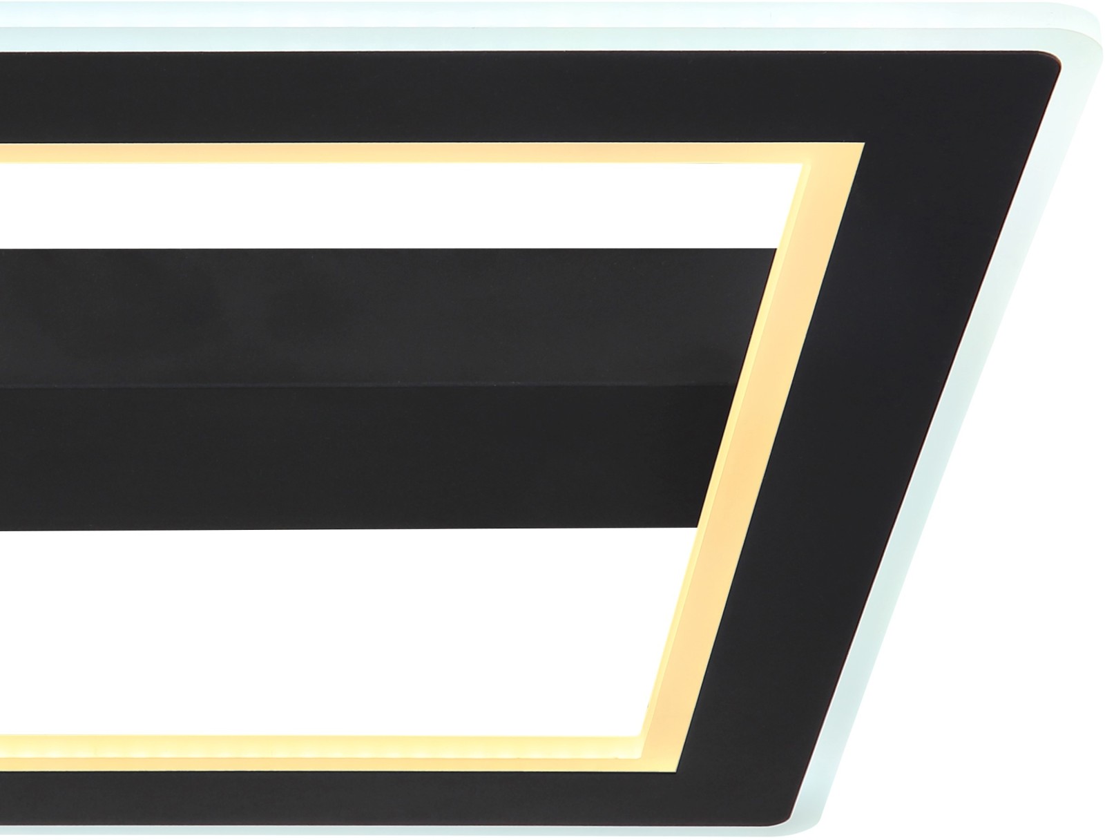 LED-Deckenleuchte - schwarz matt - 45 cm